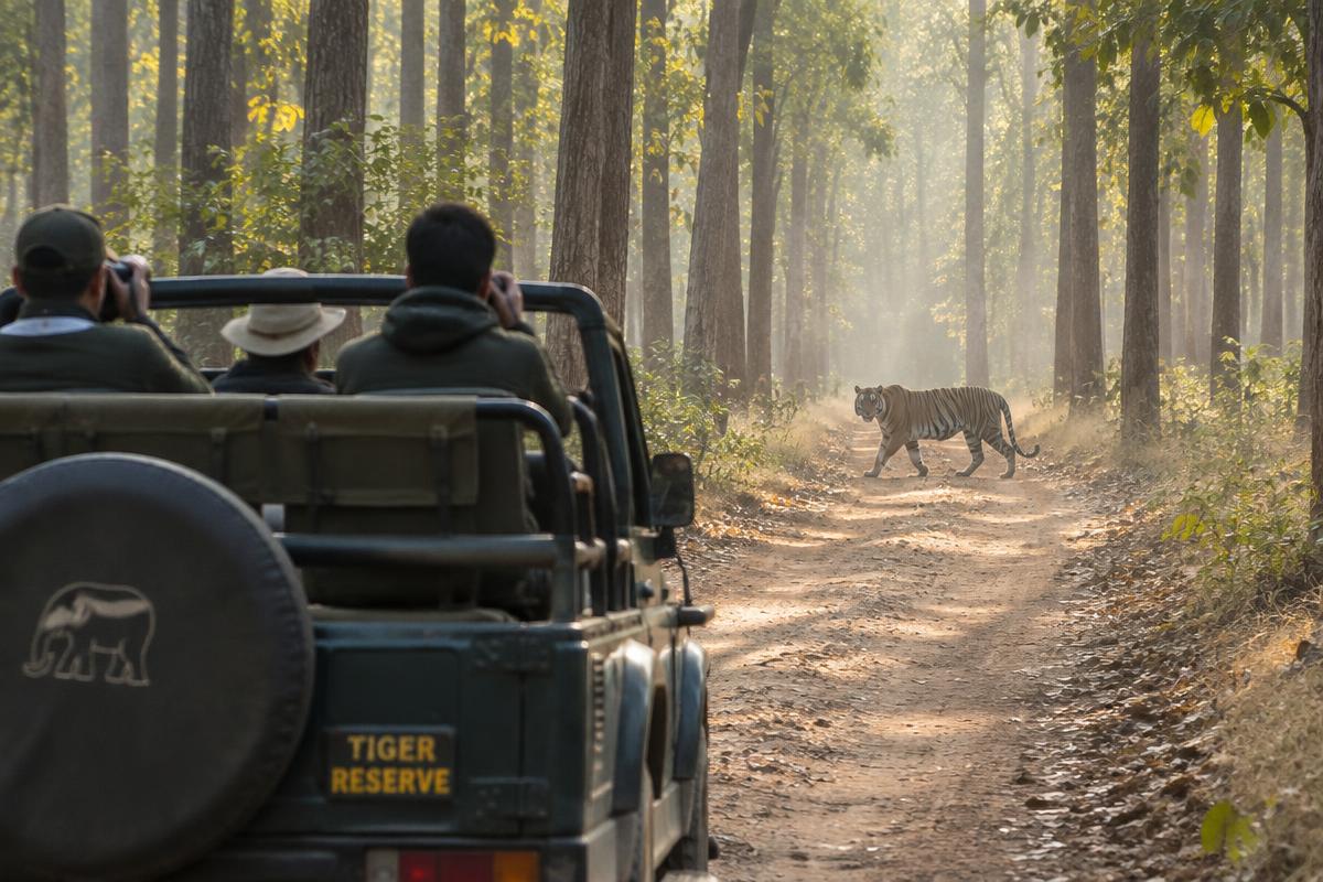 Morning safari in Pench
